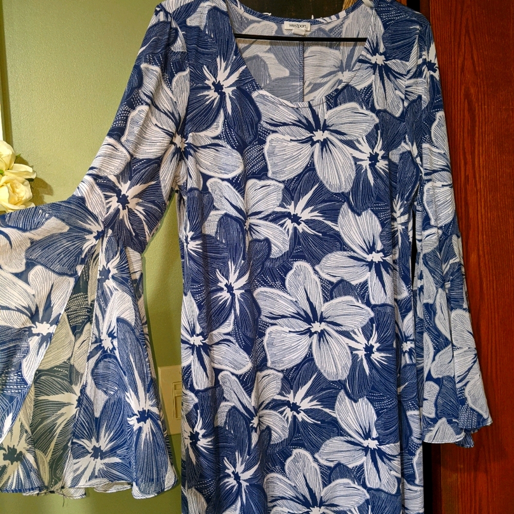 Westport Blue Floral Dress